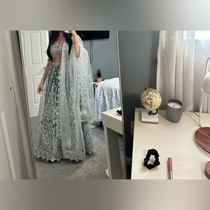 Teal Lehenga Choli
